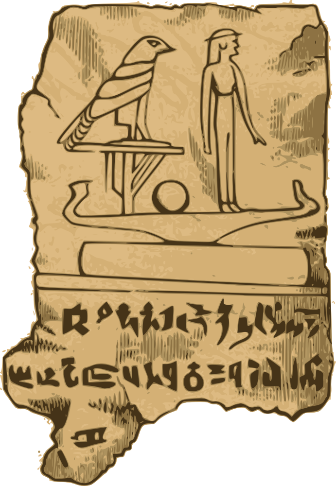 OnlineLabels Clip Art Egyptian Tablet